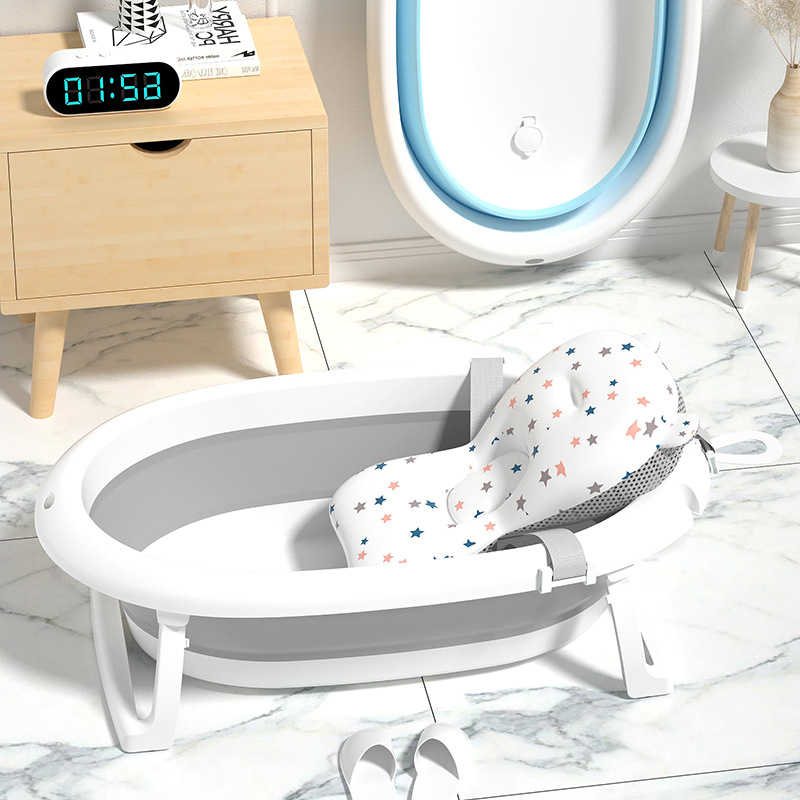 Baby Bath Tub Foldable - Baby digital temperature sensitive bath tub