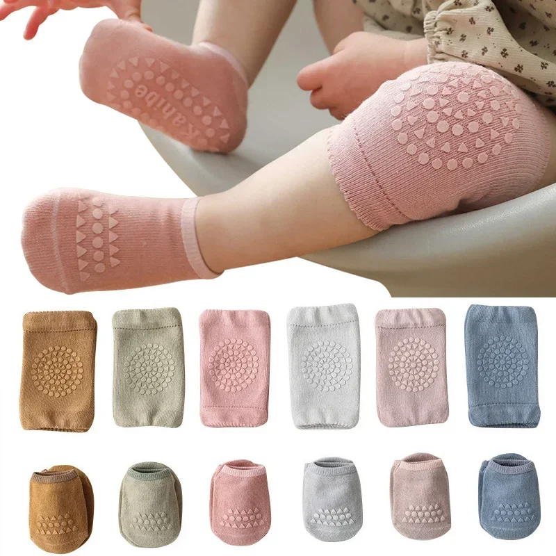 1Pair 2 Sizes New Safety Crawl - Baby Knee Pad Crawling 评论和价格