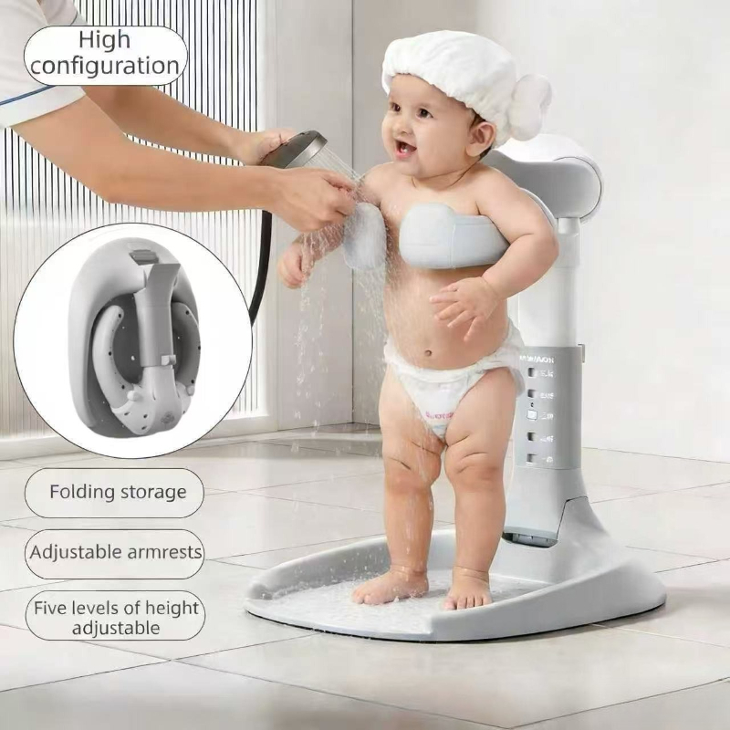Foldable Baby Standing Shower  - Baby Bath Tub Foldable 评论和价格