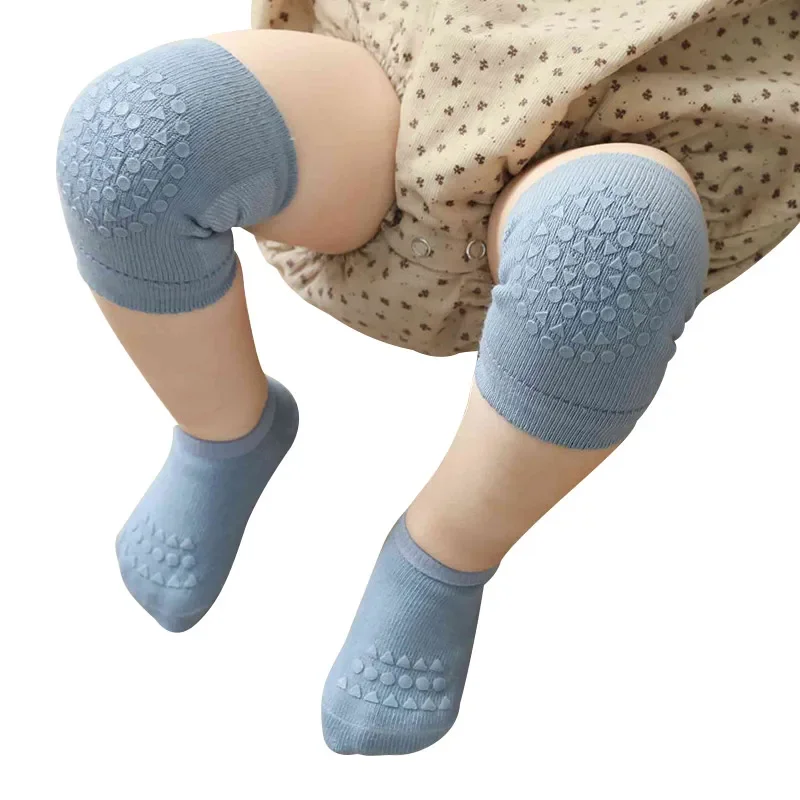 Baby Knee Pads Socks Set Solid - Baby Knee Pad Crawling 评论和价格