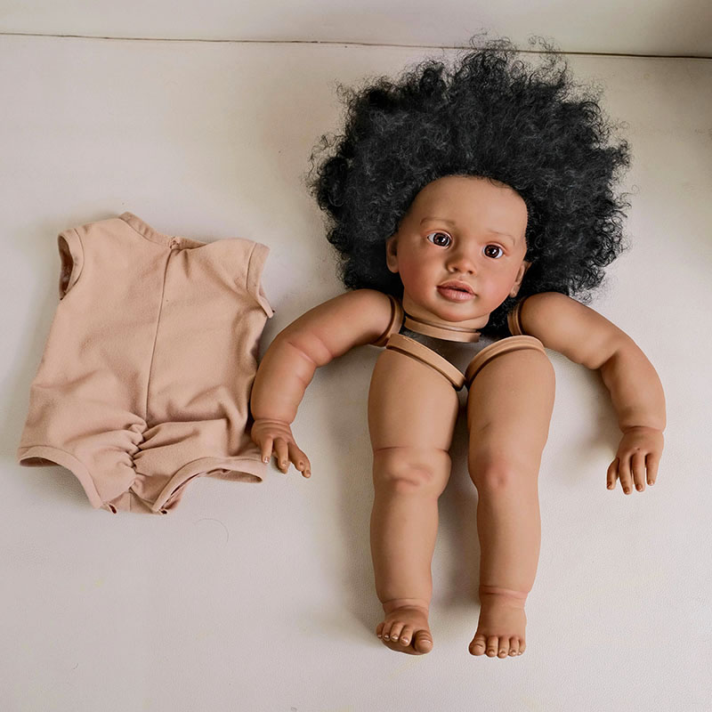 26inch Pippa Dark Skin Reborn  - Baby Products For Curly Hair 评论和价格
