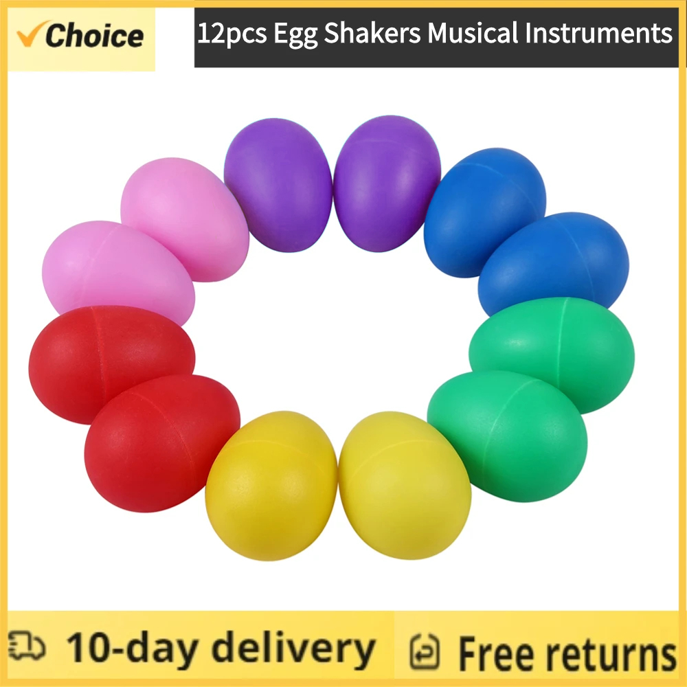 12PCS Easter Egg Shakers for K - Baby Products Basket 评论和价格
