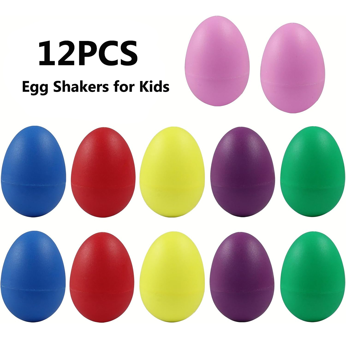 12PCS Easter Egg Shakers for K - Baby Products Basket 评论和价格